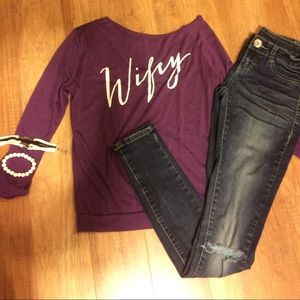 Wifey shirt and Vanity jeggings bracelets included